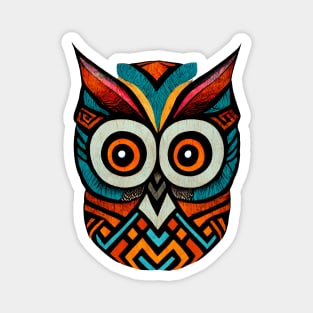 Aztec Owl Magnet