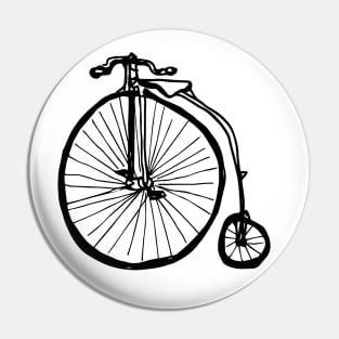 Penny Farthing Bicycle Pin