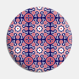 Ajrakh Pattern Pin