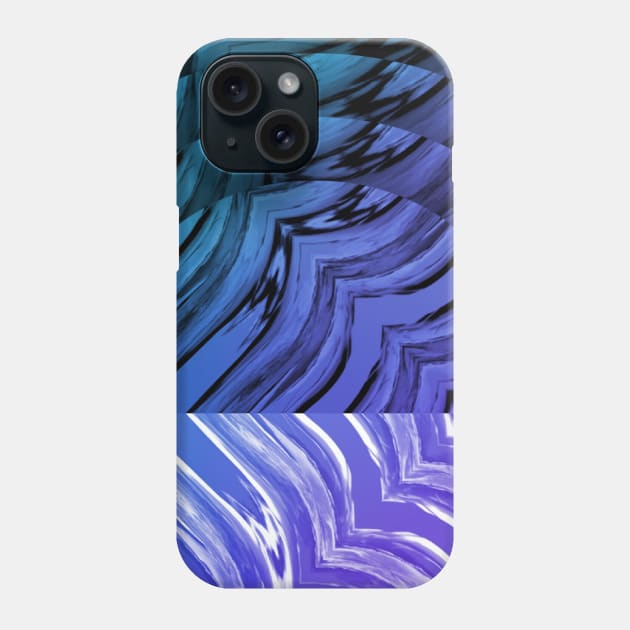 Purpe Ombre Zebra Stripes Animal Prints Phone Case by Moon Art