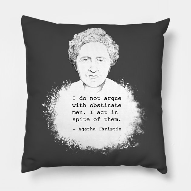Queen of crime Pillow by witchcave