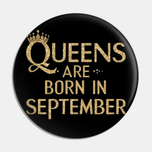 Queen Are Born In September Pin