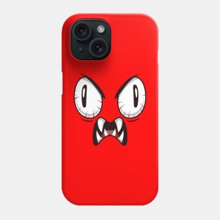 Creepy bulging eyes face Phone Case