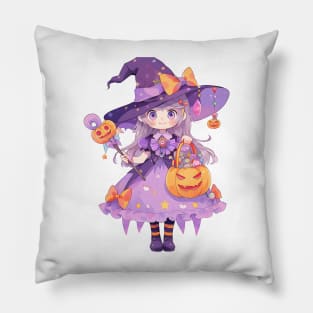 Witch Halloween Tee Pillow