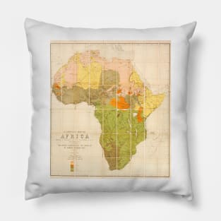 Map of the languages of Africa, 1883 (C029/1131) Pillow