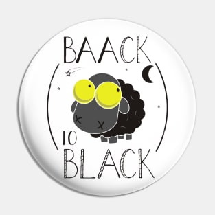 Back to Black Pin