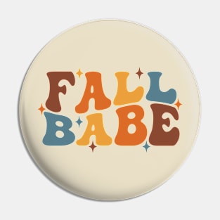 Fall Babe Pin