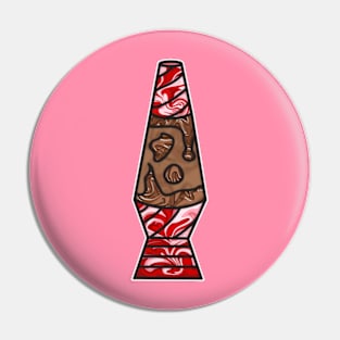 Chocolate Lava Lamp Pin