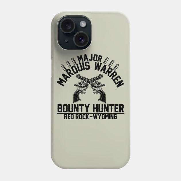 Major Marquis Warren  Bounty Hunter Phone Case by carloj1956