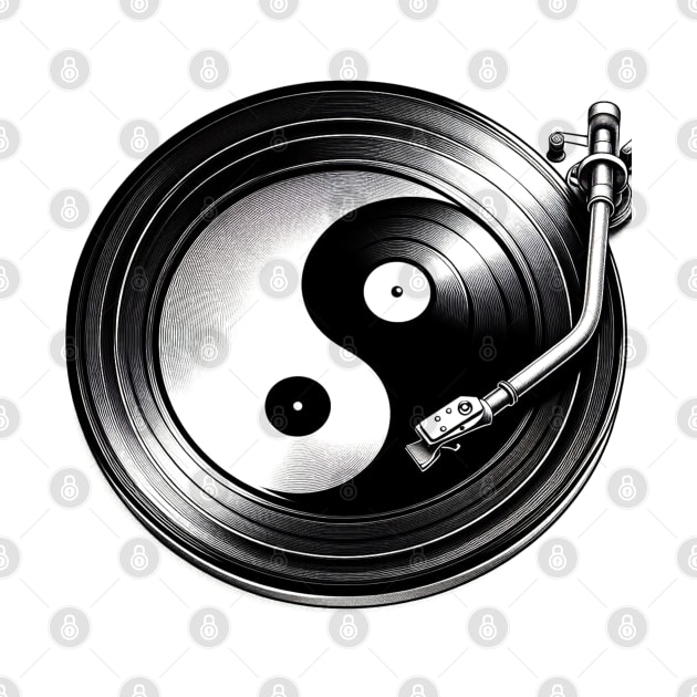 Yin And Yang Vinyl Record Player by ArtisanEcho