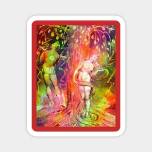 Temptation of Eve William Blake Magnet