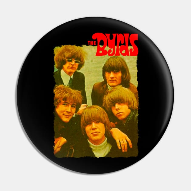 The Byrds // Retro 60s Rock Pin by The Dare