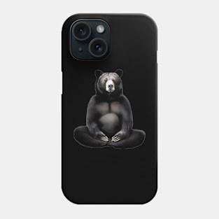 Zen Black Bear Phone Case