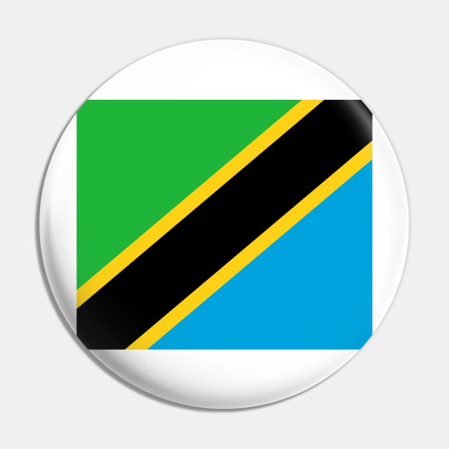 Tanzania flag Pin by flag for all