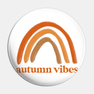 autumn vibes boho rainbow cute fall design Pin