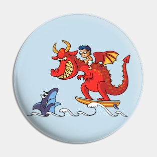 Dragon Surfer Pin