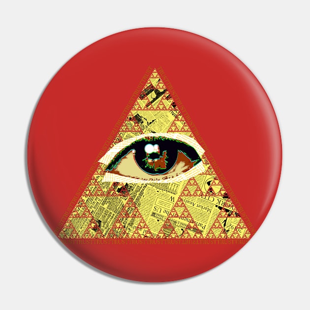 TRUST The New World Order Pin by GabCastro