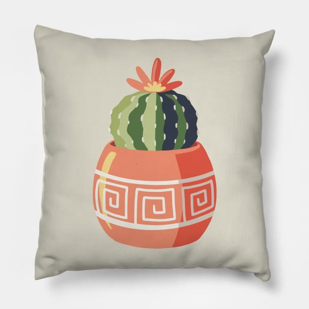 Fat Cactus Pillow by Abbilaura