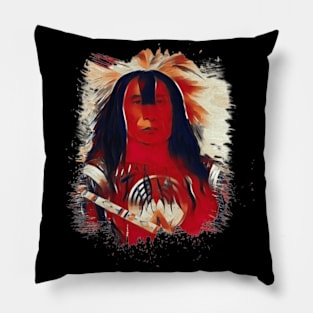 Native American art Pillow