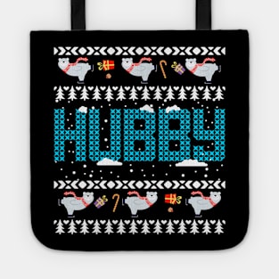 Hubby Wifey Christmas Matching Tote