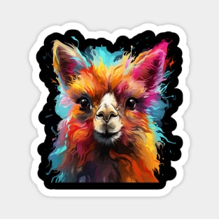 Alpaca Rainbow Magnet