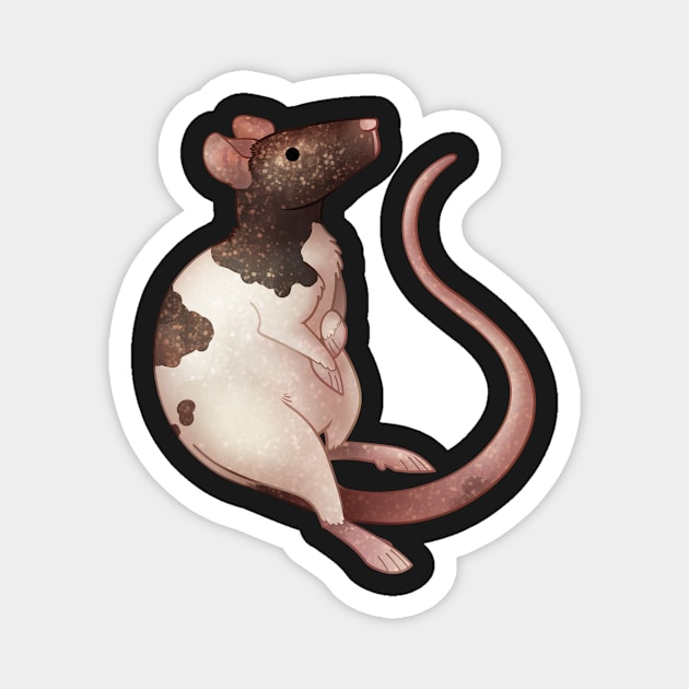 Cozy Fancy Rat Magnet by Phoenix Baldwin