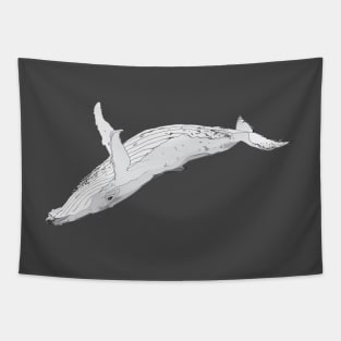 Happy whale Tapestry