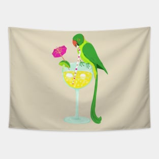 Liquid Sunshine - Parrot Tapestry