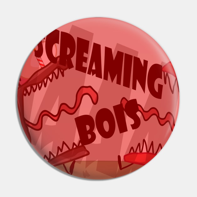 Screaming Bois Pin by Baddy's Shop