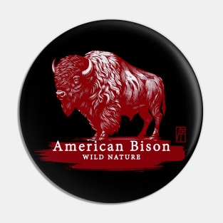 American Bison - WILD NATURE - BISON -17 Pin