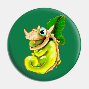 Pistachiomeleon Pin