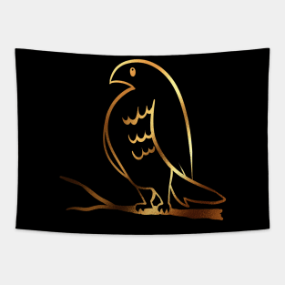 Golden Hawk Tapestry