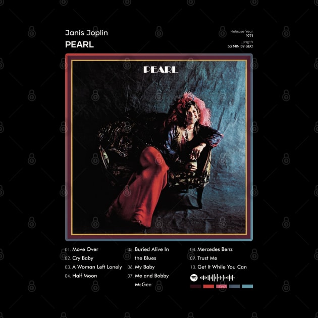 Janis Joplin - Pearl Tracklist Album by 80sRetro