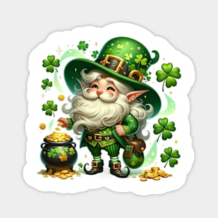 St Patricks Day Leprechaun Magnet