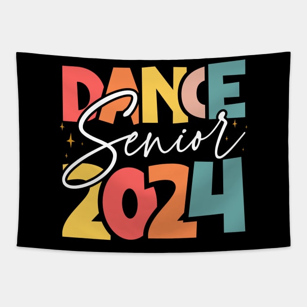 Dance Senior 2024 - Celebrate 2024 High School Graduation Tapestry by BenTee