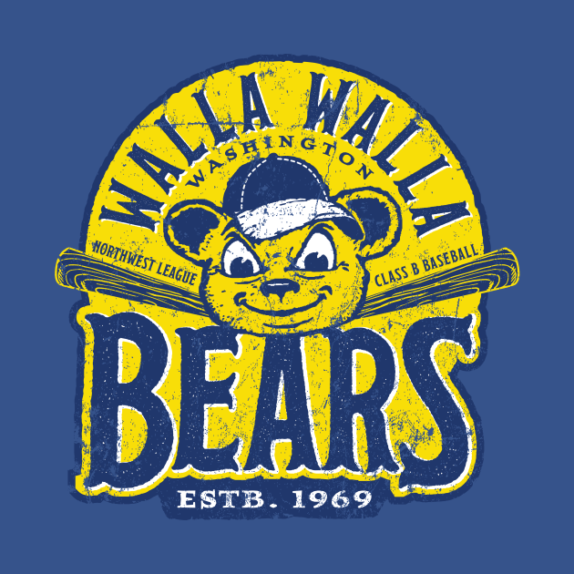 Walla Walla Bears Baseball - Minor League Baseball - T-Shirt | TeePublic