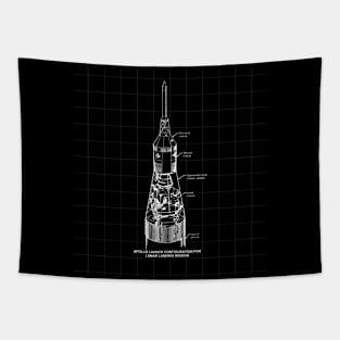 Apollo Lunar Landing Vehicle Diagram Tapestry