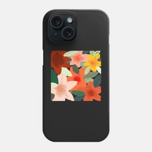 bright floral pattern illustration Phone Case