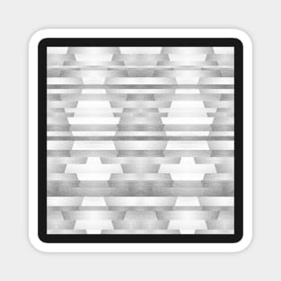 Totem Abstract Motif in Gray Magnet