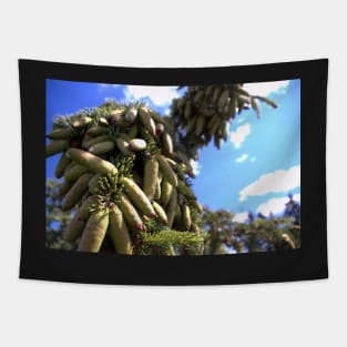 The Loaded Pine Tree Tapestry