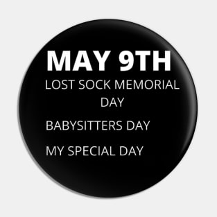 May 9th holidays Pin