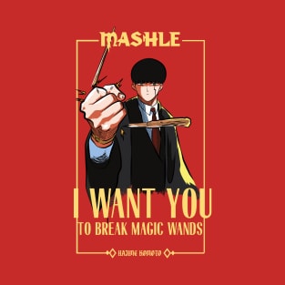 MASHLE: MAGIC AND MUSCLES (I WANT YOU) RED T-Shirt