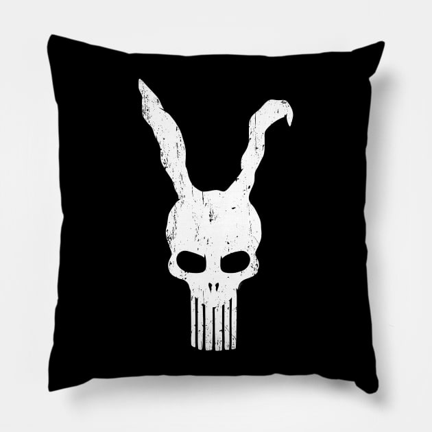 The Bunnisher Pillow by mikehandyart