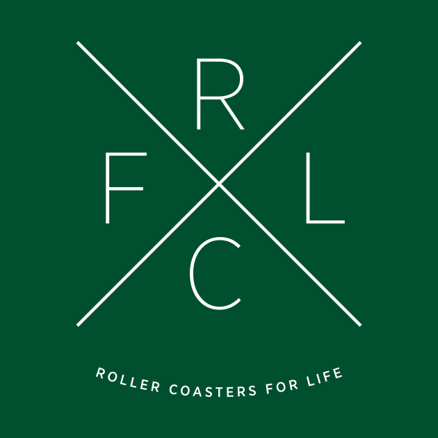 Roller Coasters for Life, Coaster Enthusiast, X-Design by emmjott