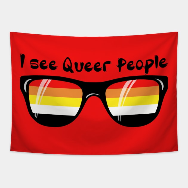 Lithsexual Sunglasses - Queer People Tapestry by Blood Moon Design
