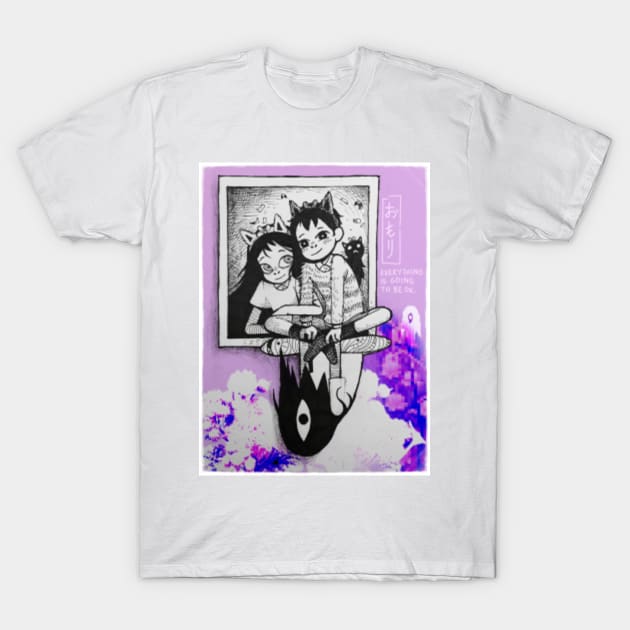 Omori Mari And Sunny Tshirt - Omori Game Clothing - Omori Sticker | Poster