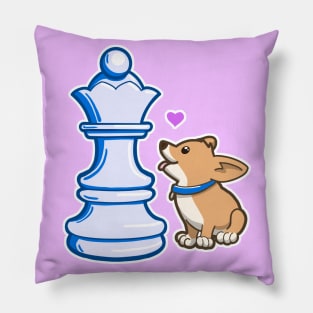 Queen of Corgis Meme Pillow