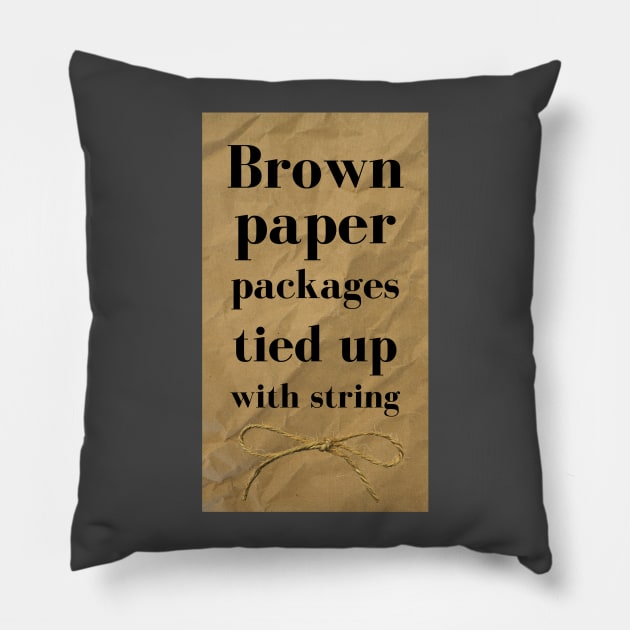 Brown paper Pillow by guestv8efubvdgbhiuxjkt1dw