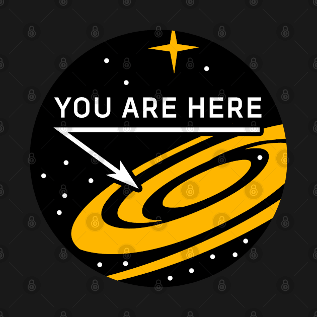 You are here: Milky Way galaxy by Synthwave1950