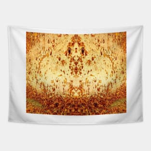 Golden Autumn Leaves art Tapestry